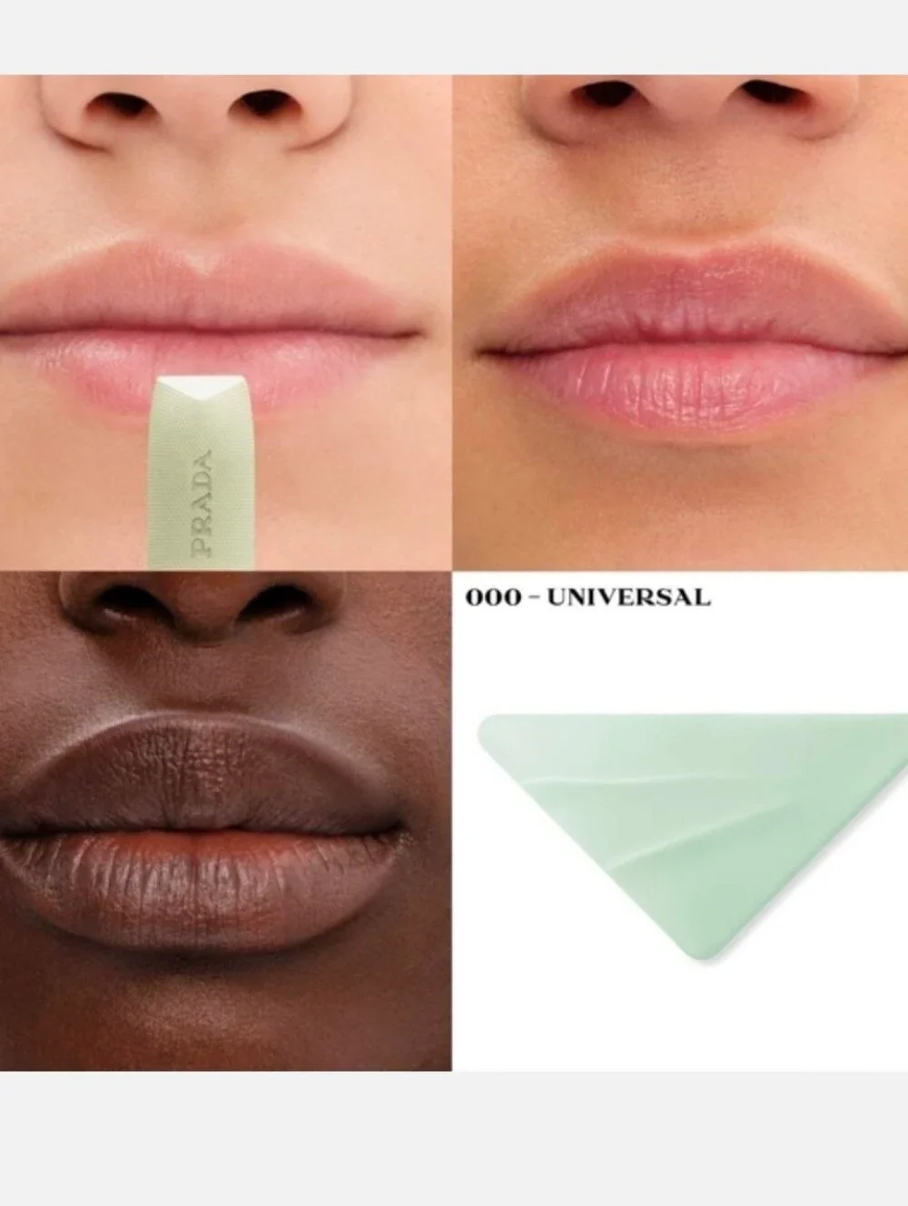 Prada Beauty Moisturizing Lip Balm 000 Universal (clear) NIB